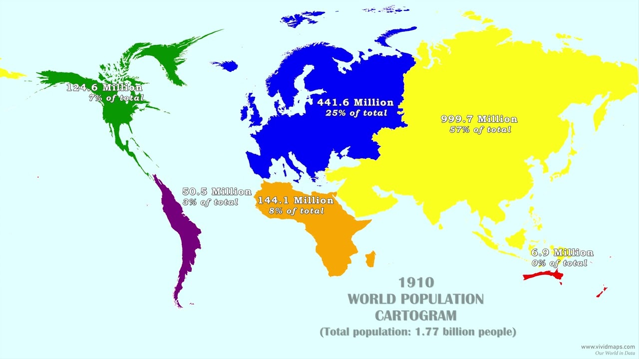 How the World's Population Changed Over 12,000 Years