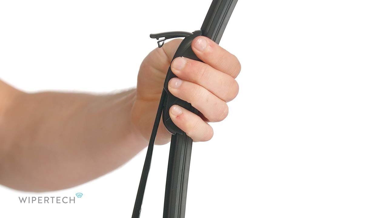 How to install Wipertech True-Fit Aeroflex Hook Front Wiper Blades (Traditional Metal Removal)