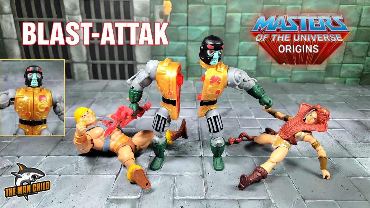 Обзор фигурки BLAST-ATTAK из серии Masters Of The Universe Origins!