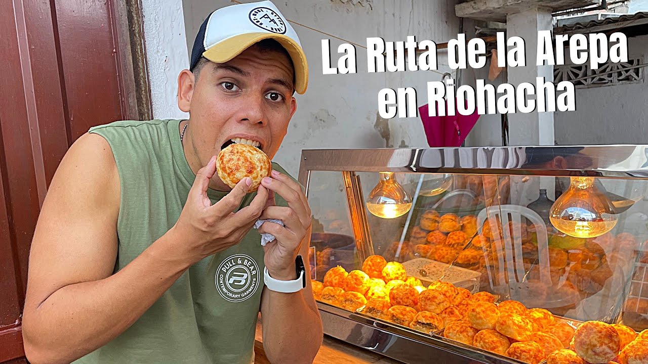 Las mejores y mas tradicionales AREPAS de la GUAJIRA en RIOHACHA 🥞 La Ruta de la Arepa