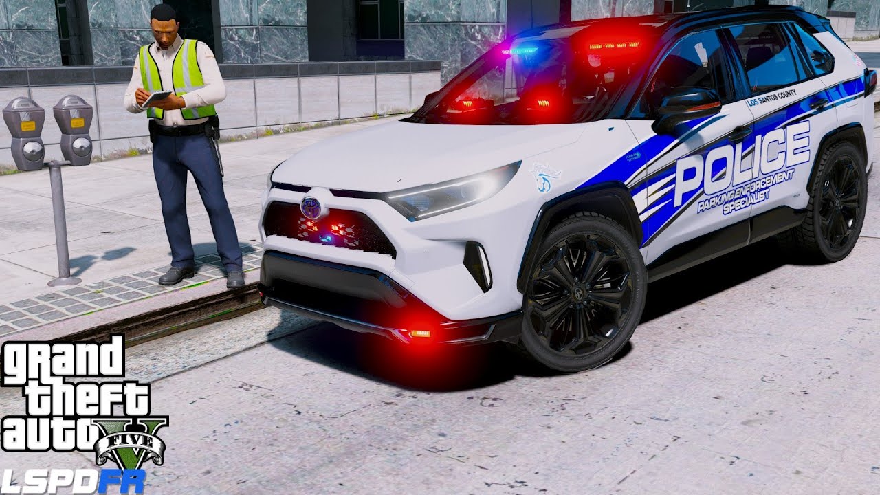 Los Santos County New Parking Enforcement Police Car In GTA 5 LSPDFR