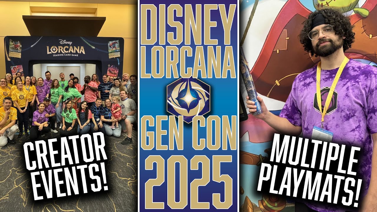 Disney Lorcana Gen Con 2025 | Creator Events, My Winning Decklist, Giveaway, Artist Signings & More!
