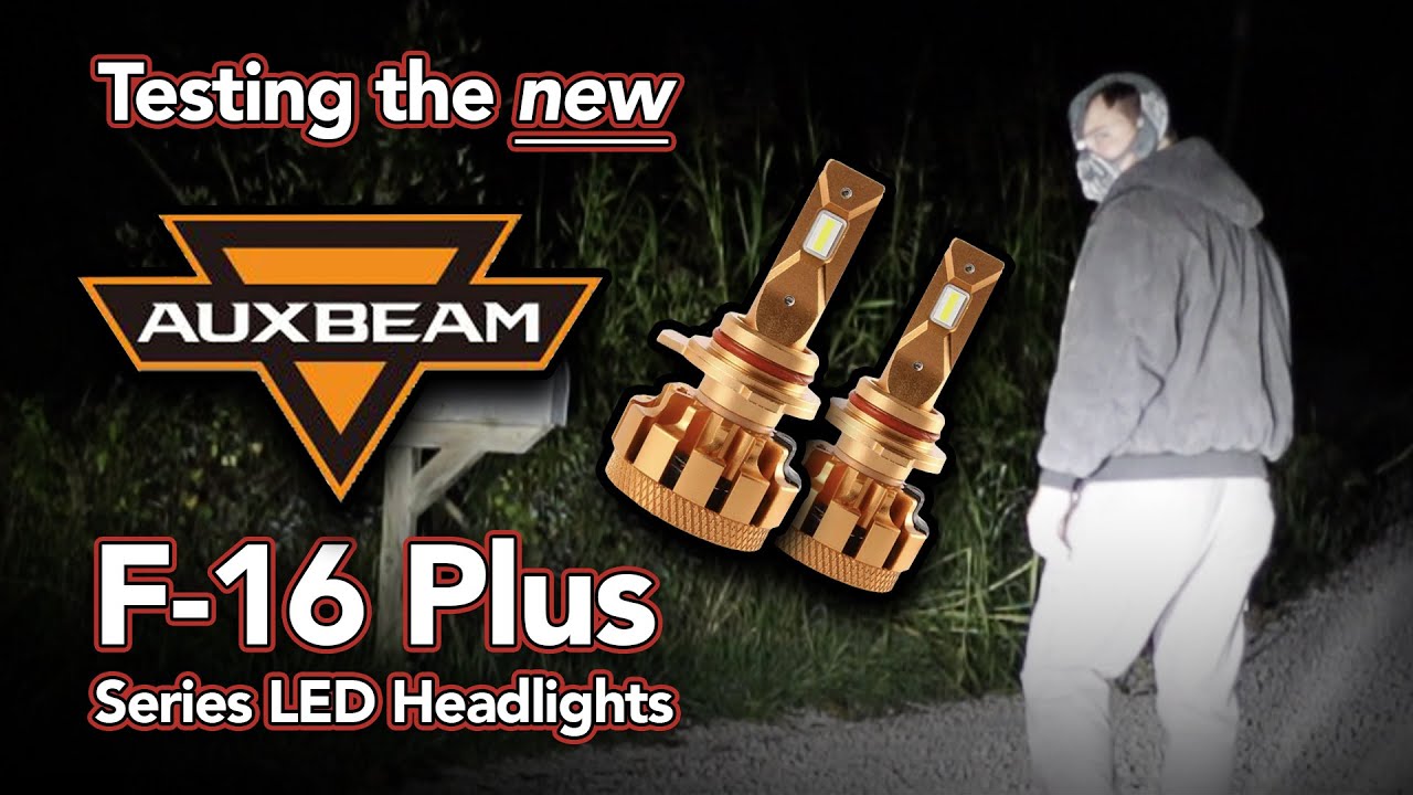Testing the NEW F-16 Plus Series LED Headlights from Auxbeam - 2003 Trailblazer