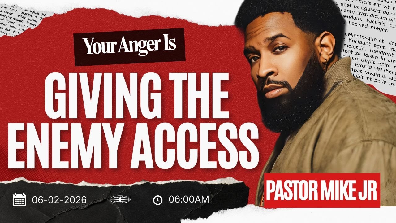 Could Anger Be the Hidden Door the Enemy Is Using Against You? | Pastor Mike Jr