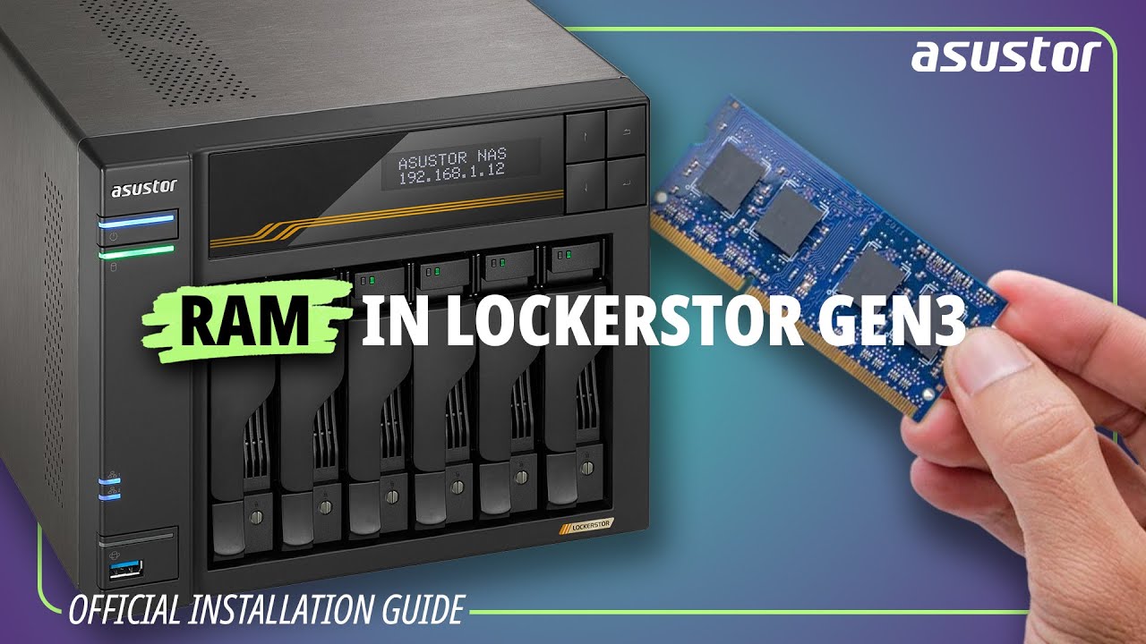 Replacing RAM on your Lockerstor Gen3 NAS