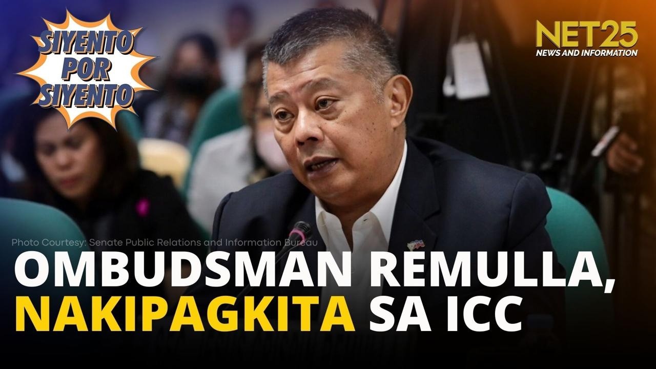 Ombudsman Remulla, inamin na nakipagkita sa mga tauhan ng ICC