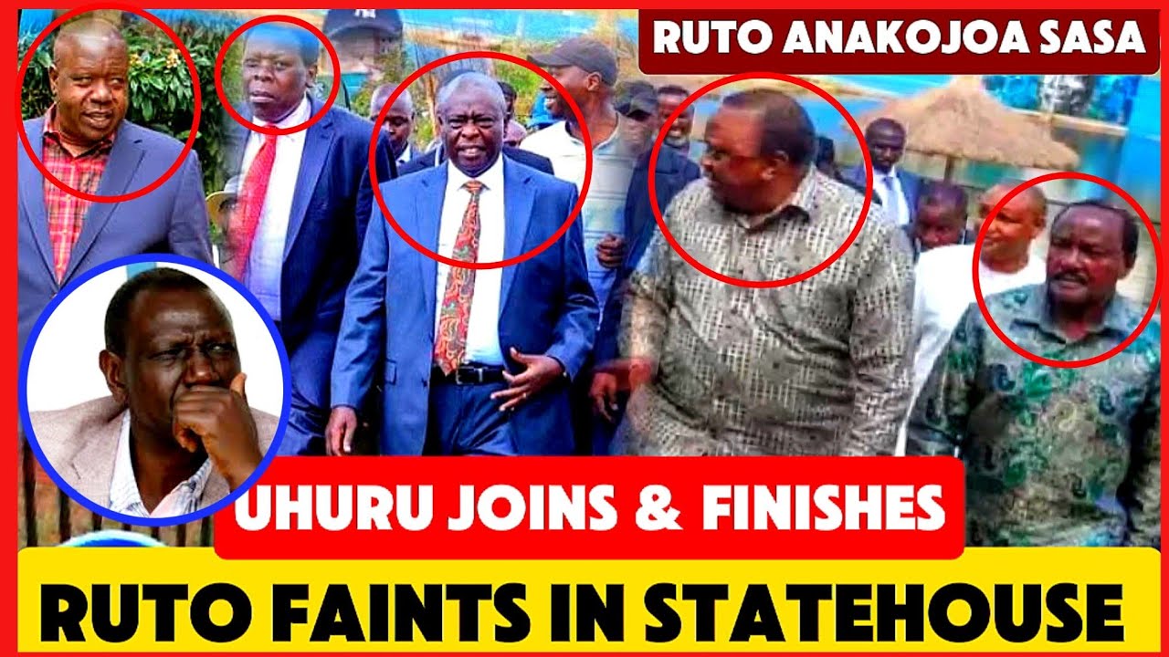 RUTO FAINTS IN STATEHOUSE AS UHURU KENYATTA RETURNS WITH FLAMES TO BURN HIM THROUGH UNITED POSITION!
