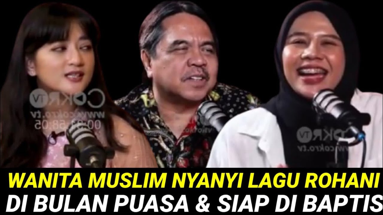 Mantap‼️ wanita muslim nyanyi lagu rohani di bulan puasa dan siap di baptis