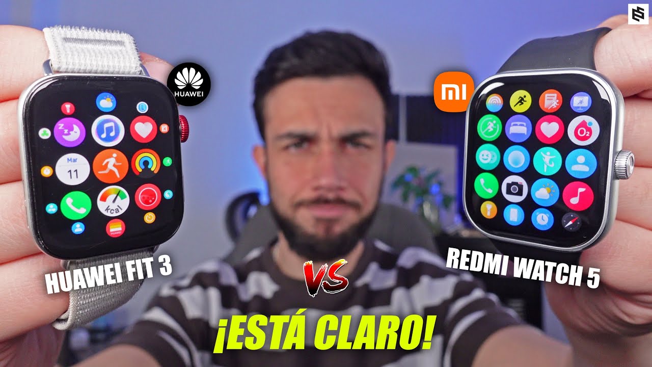 NO FALLES!🤔Xiaomi REDMI WATCH 5 vs Huawei WATCH FIT 3