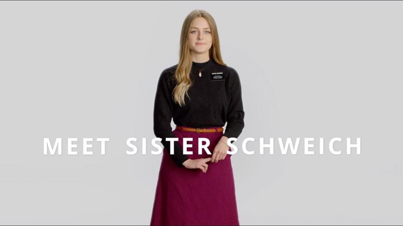 Meet Sister Schweich, a Latter-day Saint missionary