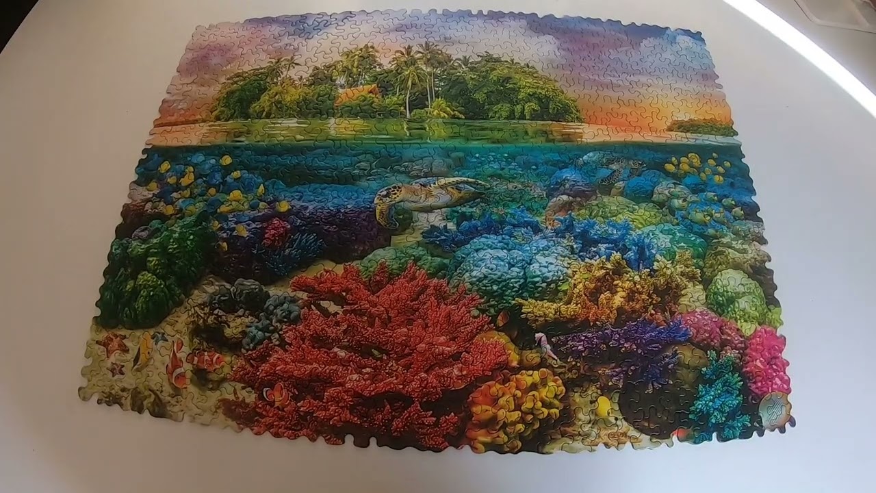 Time Lapse Puzzle Trefl Tropical Island / Tropikalna Wyspa 600