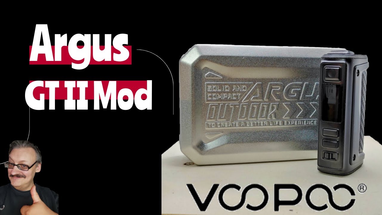 Voopoo Argus GT 2 Mod. Wunderbarer Mod mit 200 Watt und 2 Batterien Unboxing