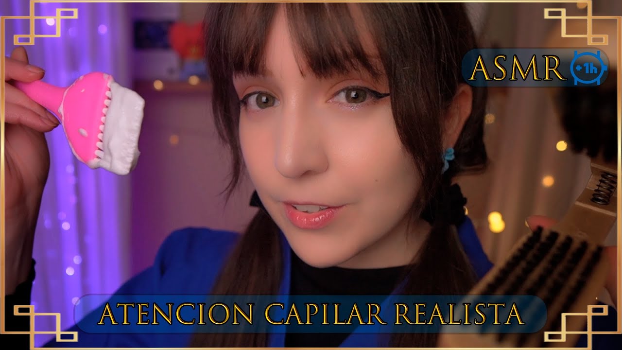 ⭐ASMR Обследование, лечение и массаж ГОЛОВЫ и ВОЛОС💆🏻‍♀️ [Субтитры] 1 ЧАС личного внимания