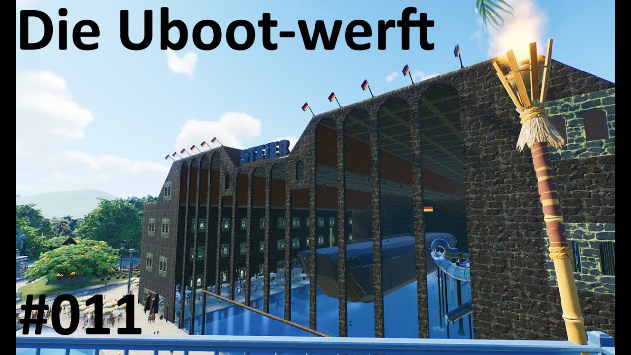 Die Uboot-werft [Pool/Wasserpark Upgrade] Planet Coaster 2 #011