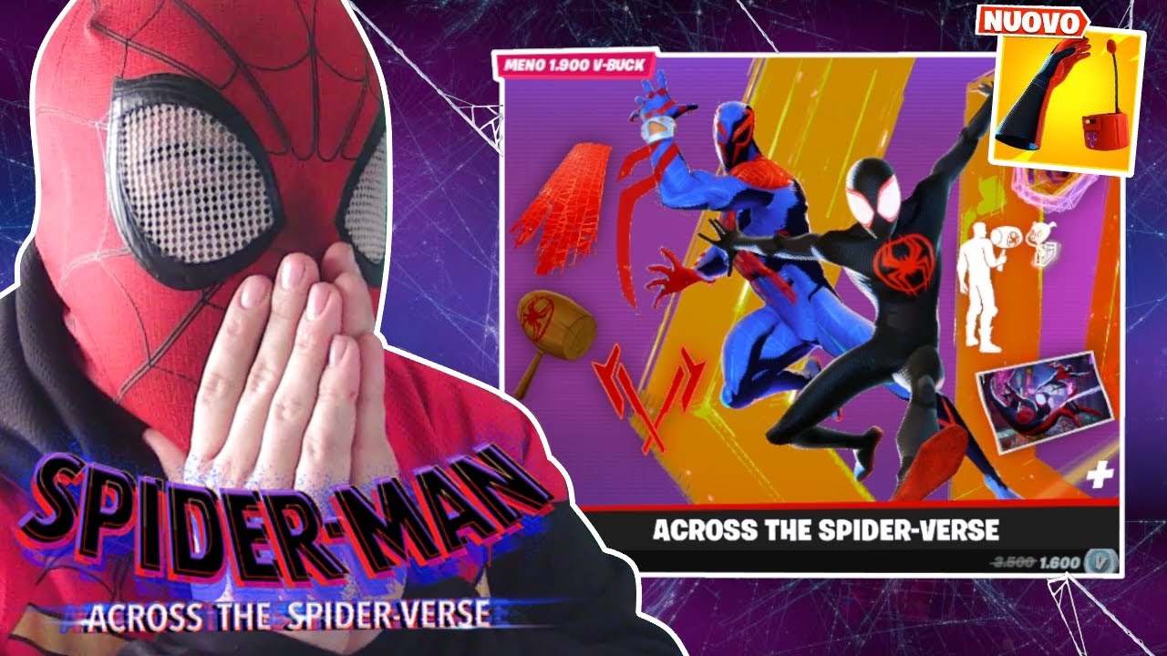 Shoppo TUTTO il BUNDLE di Spider-Man ACROSS THE SPIDER-VERSE! Fortnite ITA!