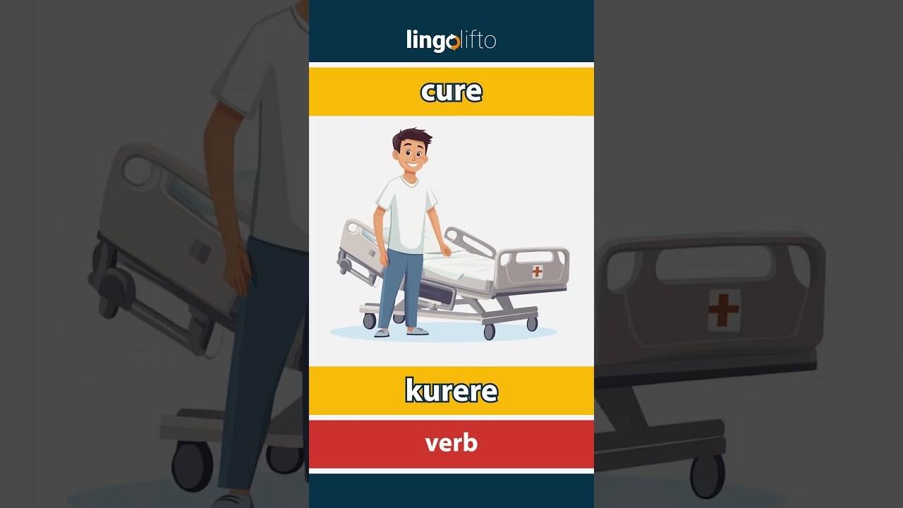🇬🇧🇳🇴 cure - kurere : learn English : la oss l&aelig;re engelsk : vocabulary builder