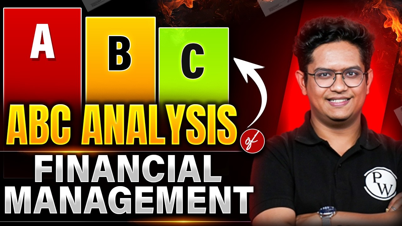 ABC Analysis of Financial Management 🔥 | CS Executive June 2026 | Most Important Topics
