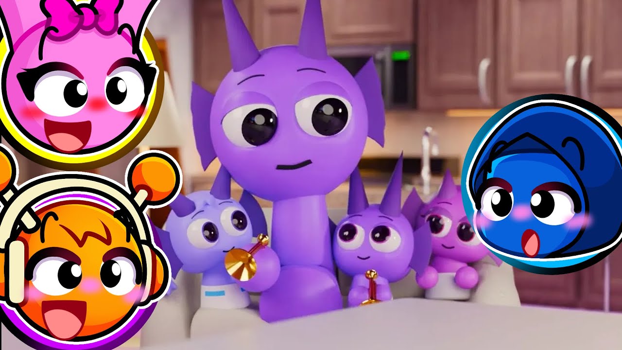 Turma Sprunki DESCOBRE os BEBÊS DURPLE