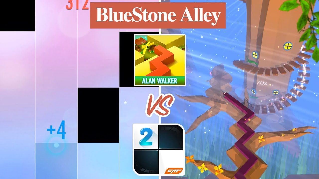 Dancing Line VS Piano Tiles 2 - BlueStone Alley