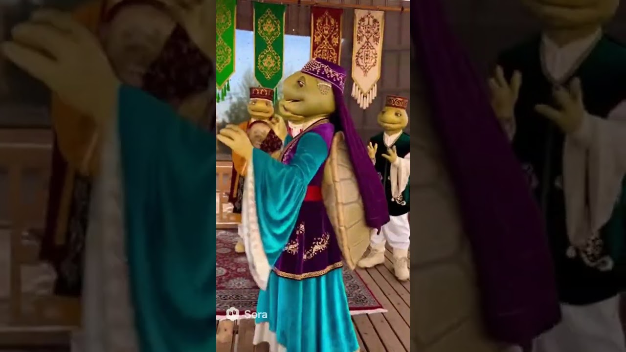 Tatar tashbakalar sing tatar song #shorts #ai #sora2 #funny #tatar  #fypシ