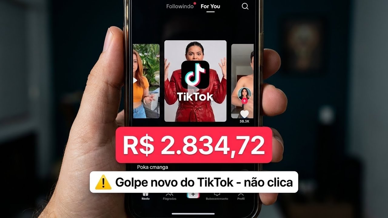 # 🎥 **GOLPE DO TIKTOK EM  2025 &mdash; N&Atilde;O CAIA! **
