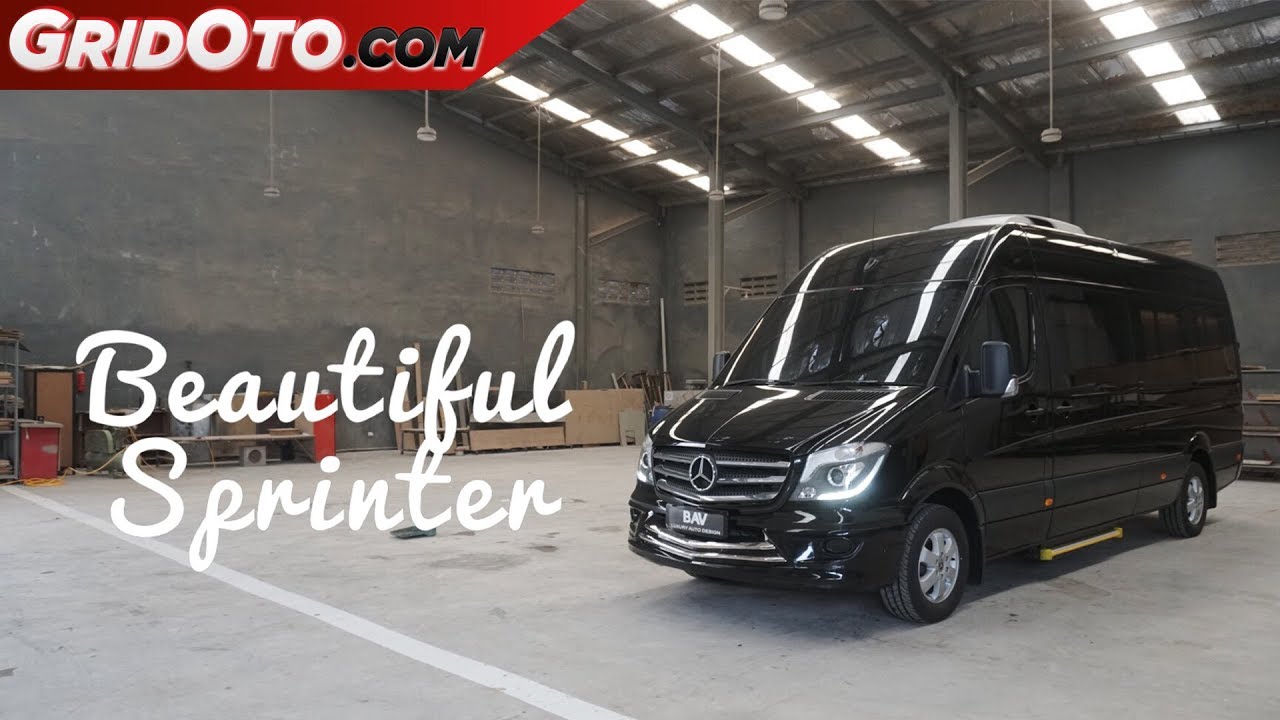 Kabin Mewah Mercy Sprinter A3 Kreasi Wanita | Modifikasi Mobil | GridOto