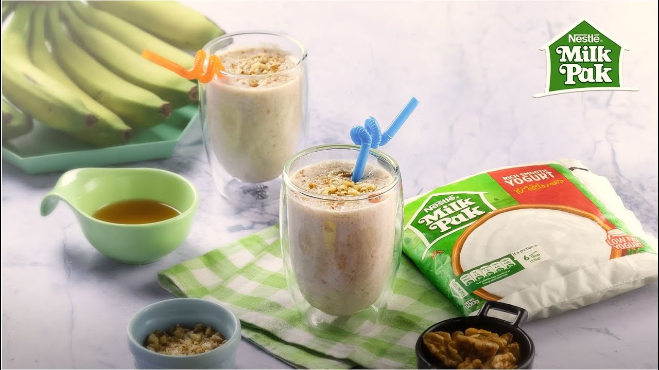 Banana and Nuts Smoothie| NESTL&Eacute; MILKPAK Ramadan