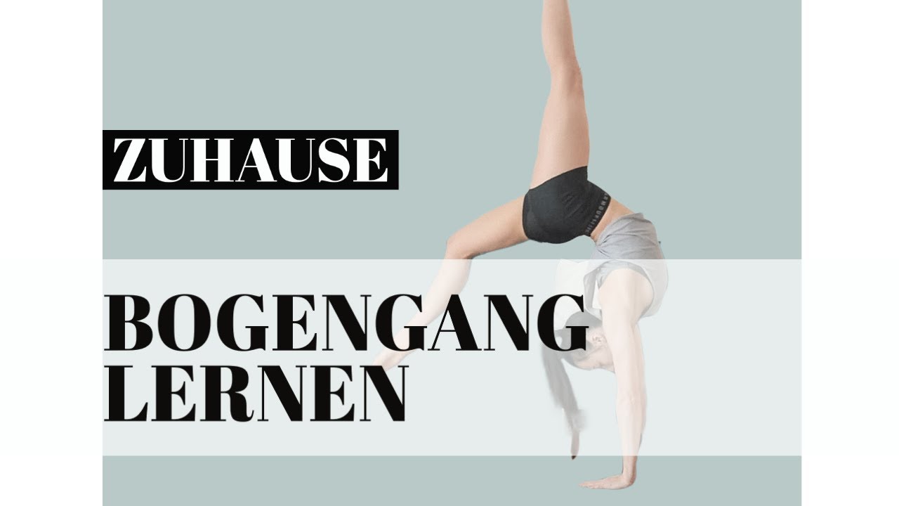 Zuhause Bogengang lernen- Brücke aus dem Stand -  Turnen