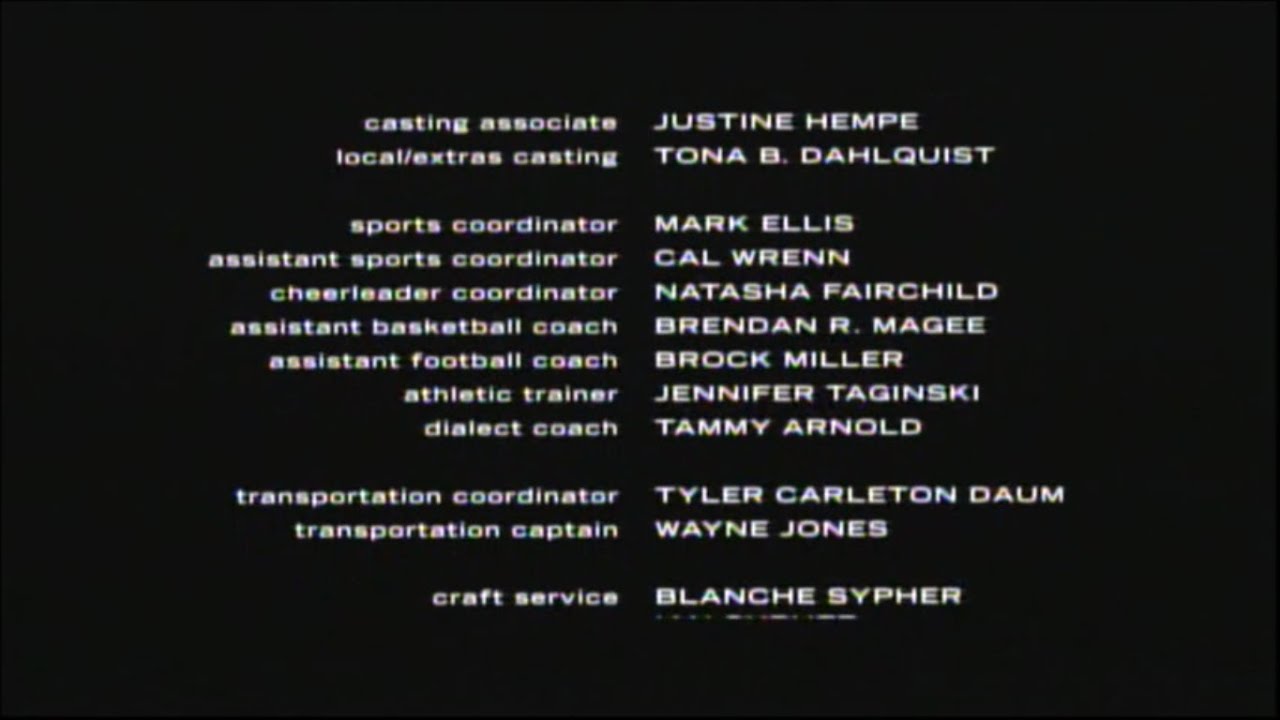 Radio (2003) End Credits (HBO Family 2023)