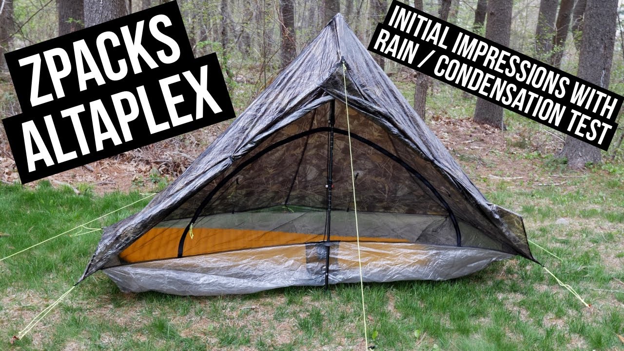 Zpacks Altaplex Initial Impressions and Cold Rain / Condensation Test | Will It Replace My Solplex?