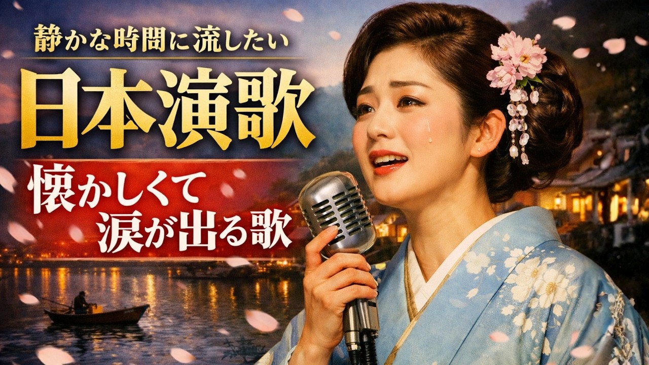 🌸 静かな時間に流したい日本演歌｜懐かしくて涙が出る歌