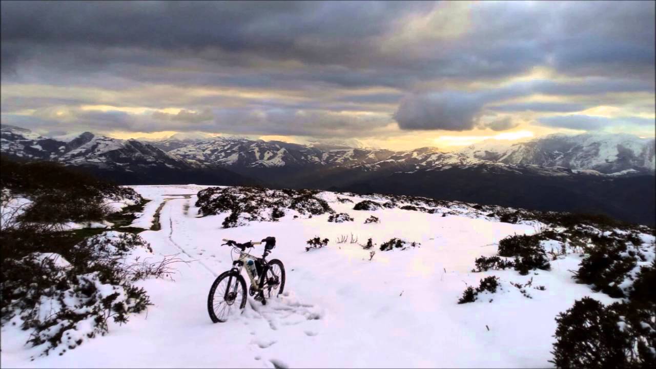 Paisajes increibles HD. Nevada en la Cuenca del Caudal 2016 - Principado de Asturias - España