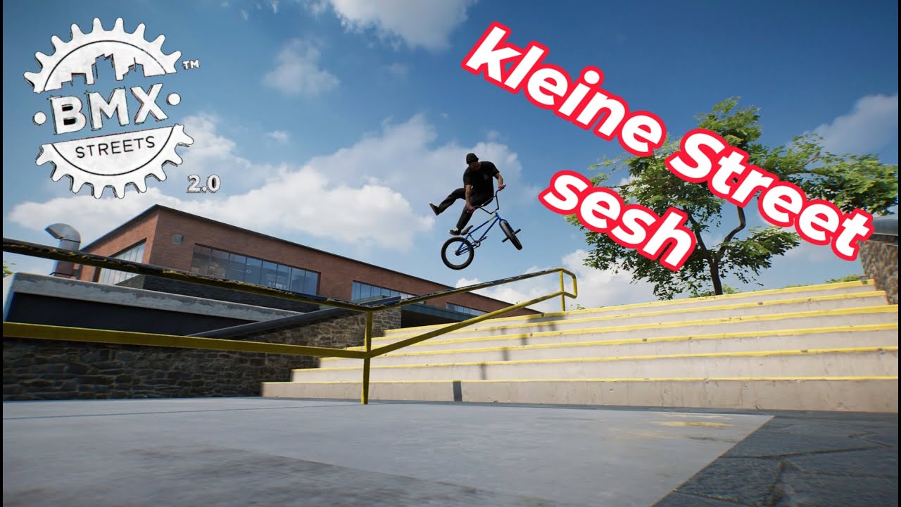 Kleine Street session in Bmx Streets