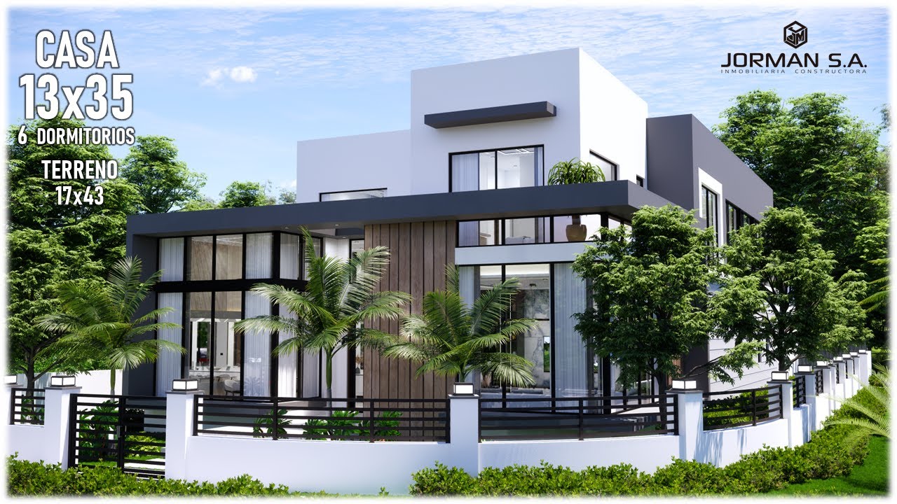 Ideal House Design 6 Bedrooms Family Home | 13x35m 2 Storey | Jorman HomeDesigns