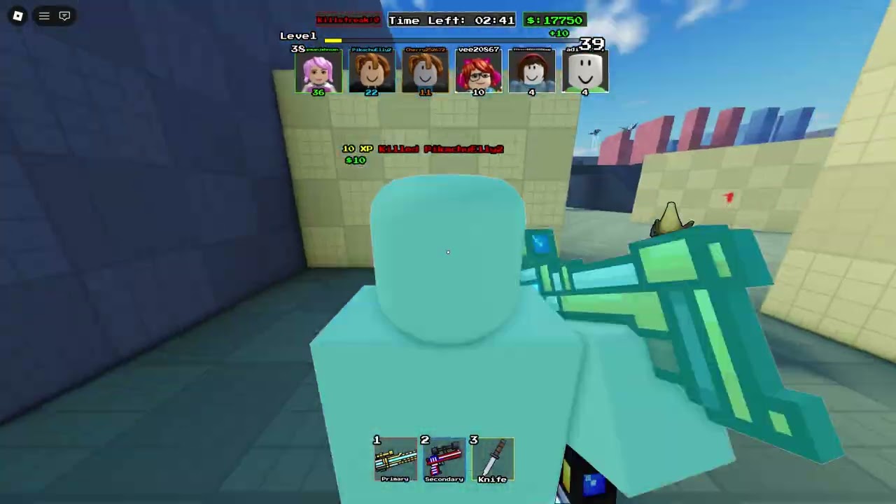 1v1 vs renooo765 in Roblox FPS One Tap