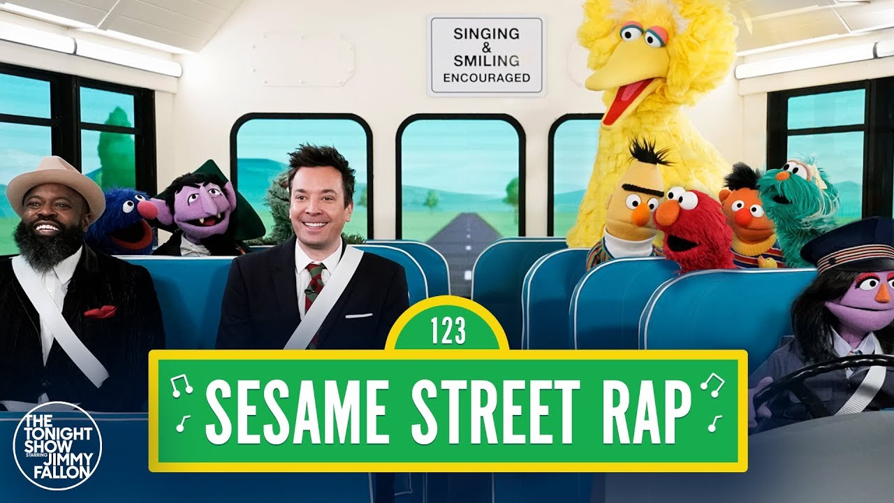 Sesame Street 50th Anniversary Rap w/ Jimmy Fallon & Tariq 