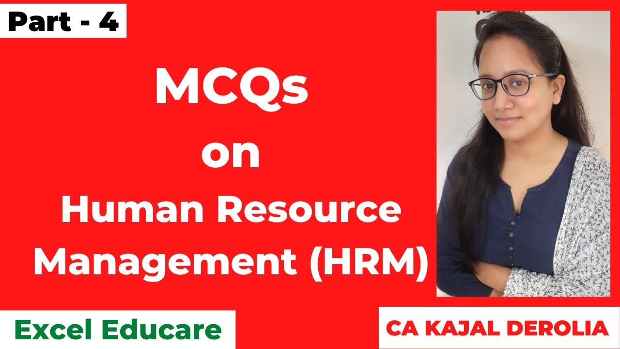 Human Resource Management MCQ | Multiple Choice Questions with Answer | HRM | Part-4 |