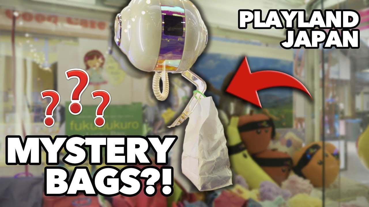 Winning mystery bags from the UFO catcher at Playland Japan!