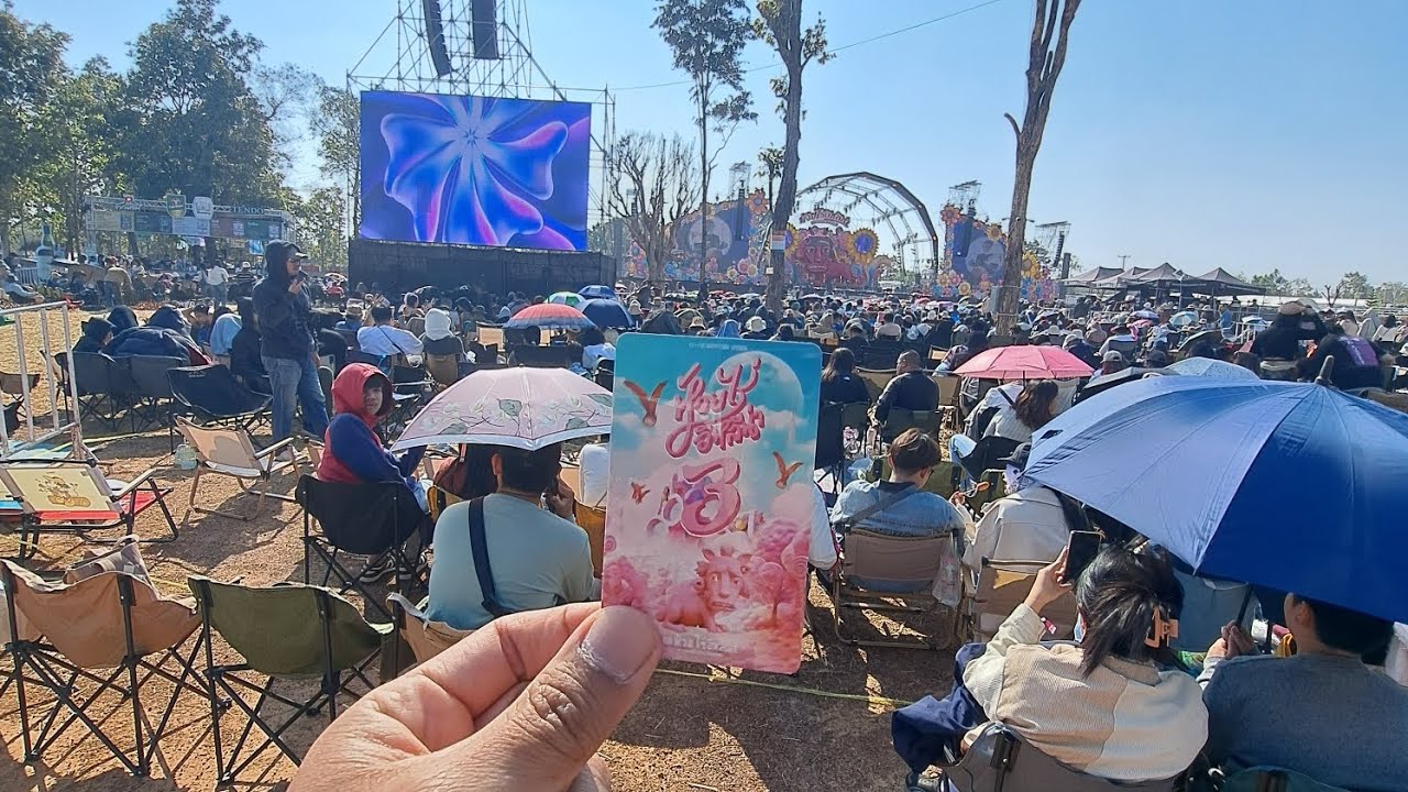 รีวิวเที่ยวคนเดียวงานห้วยไร่อีหลีน่า FESTIVAL 3 และการแลกสายข้อมือเข้างาน