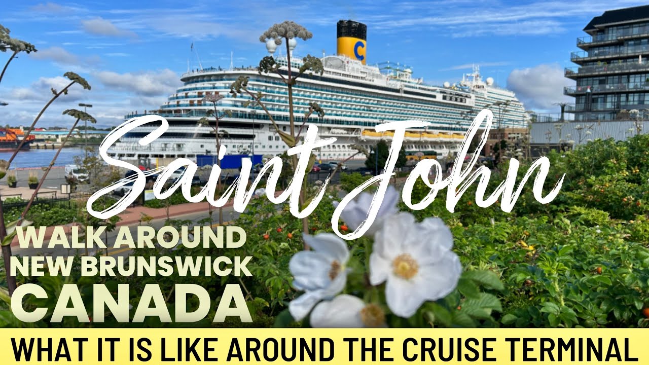 Carnival Venezia to Saint John New Brunswick Canada. Walk around town