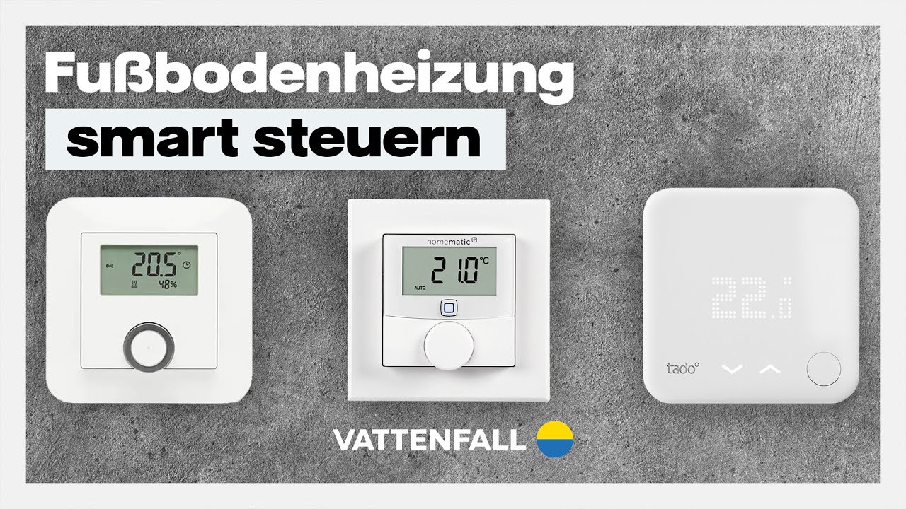 So machst du deine Fu&szlig;bodenheizung smart