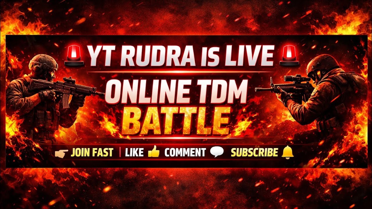 YT RUDRA IS LIVE  is live