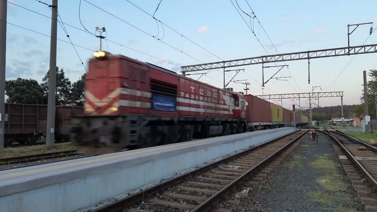 Ömerli-Tekirdağ MEDLOG Treni Çorlu Geçişi