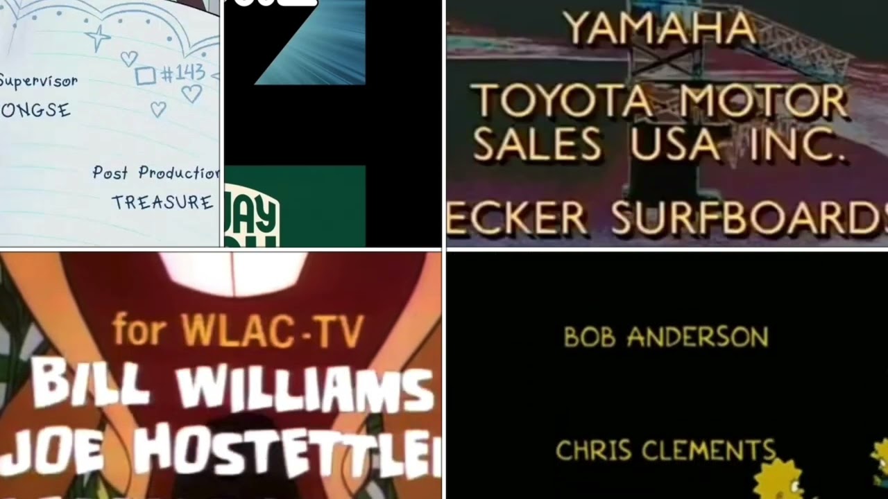 Baywatch, ESHC, Hailey’s On It, Hee Haw, The Simpsons Movie, Super Gran Credits Remix
