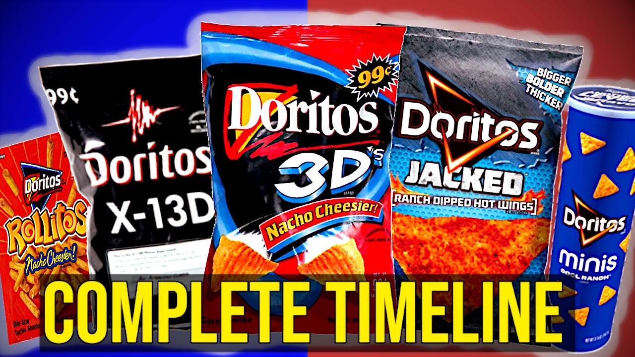 Краткая история каждой когда-либо выпущенной чипсы Doritos!