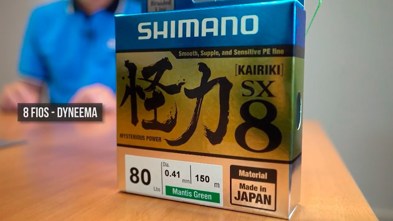 Linha Multi Shimano Kairiki - Alta resist&ecirc;ncia e Sensibilidade!