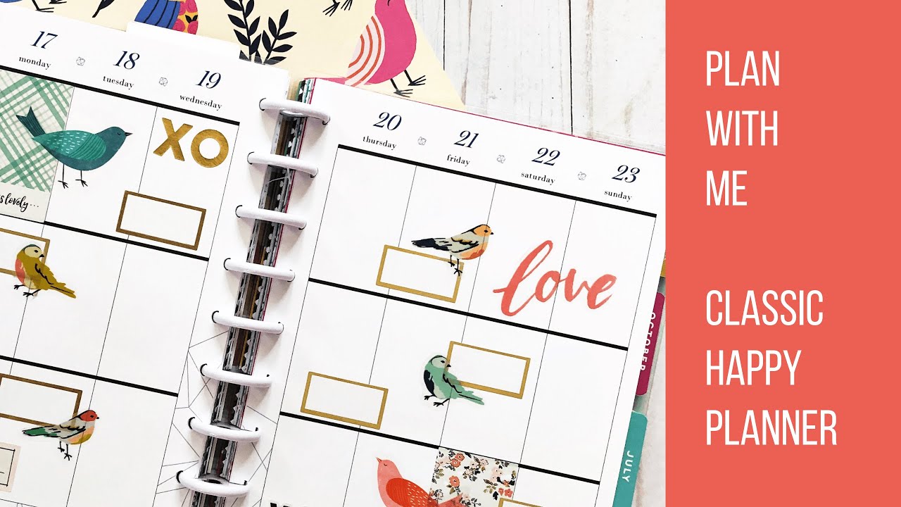 Classic Happy Planner // Plan with Me // June 17-23, 2019