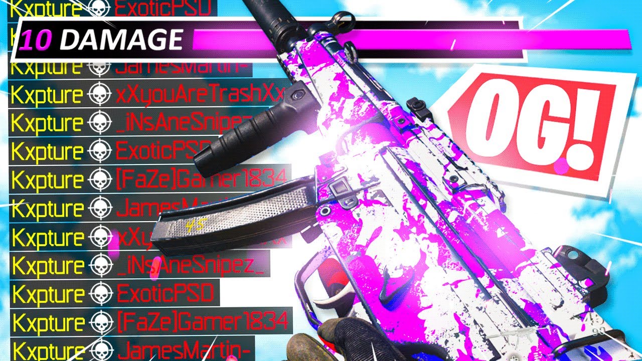 *40 KILLS* w/ OG MP5 in WARZONE! (BEST MP5 CLASS SETUP) - Modern Warfare Warzone