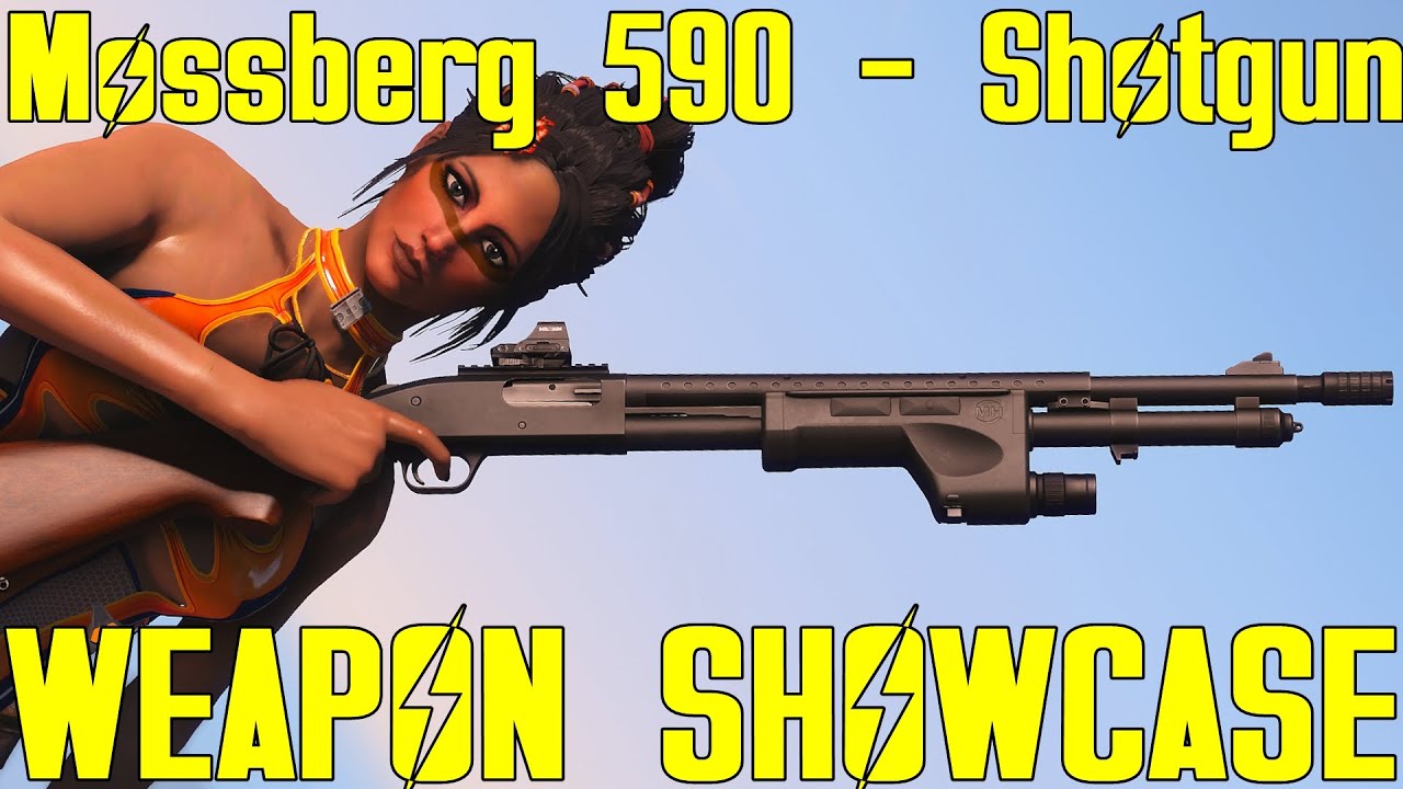 Fallout 4: Mossberg 590 - Shotgun - Weapon Mod Showcase