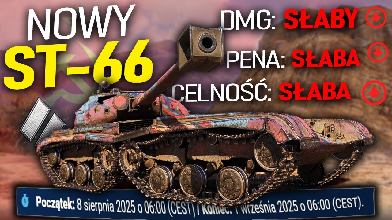 15 rocznica World of Tanks, a WG daje nam takie coś... |  ST-66 za ponad 150 PLN - warto?